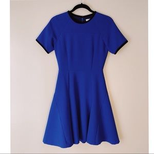 icb by Prabal Gurung Blue Scuba style Dress